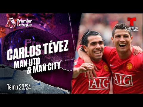 Mejores goles de Carlos Tévez con el City y el Man. United | Premier League | Telemundo Deportes