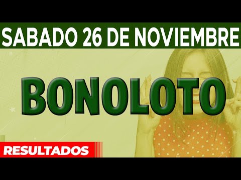 Resultado del sorteo Bonoloto del Sábado 26 de Noviembre del 2022.