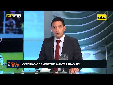 Venezuela derrotó 1 a 0 a Paraguay