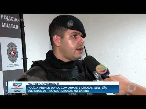 Polícia prende dupla com armas e drogas; eles são suspeitos de tráfico de drogas - O Povo na TV