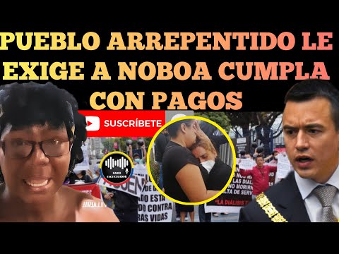 PUEBLO ARREP.ENTIDO RECLAMA AL GOBIERNO DE NOBOA CUMPLA CON SUS OBLIGACIONES NOTICIAS RFE TV