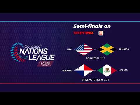 Watch the Nations League CONCACAF | Semi Finals | on SportsMax and the SportsMax App!