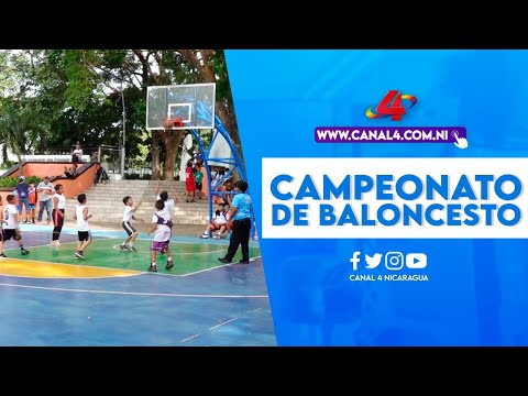 Celebración del campeonato de baloncesto U10 - U12 de los juegos Juveniles Managua 2023