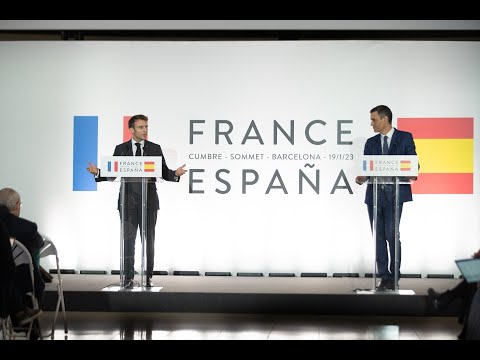 Comparecencia de Sánchez y Macron tras la XXVII Cumbre Hispano-Francesa