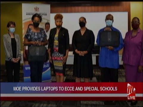 MOE Provides Laptops To ECCE And Special Schools