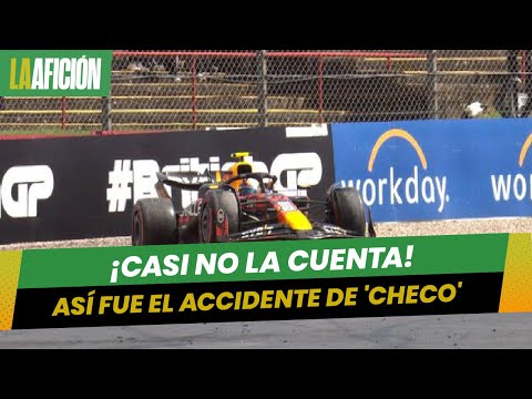 El terrible accidente que dejó fuera a 'Checo' del GP de Gran Bretaña