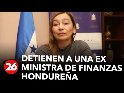 Detienen a ex ministra hondureña