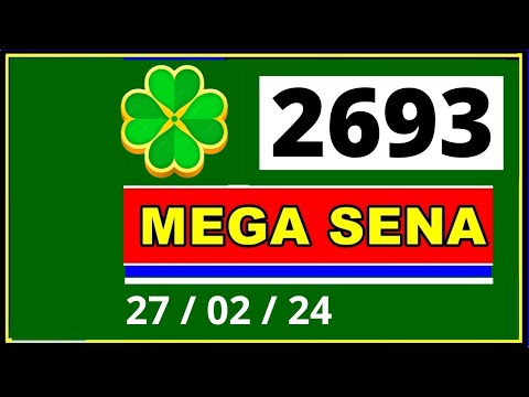 Mega sena 2693 - Resultado da Mega Sena Concurso 2693