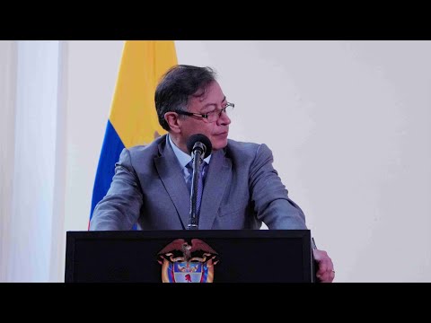 Presidente Gustavo Petro en  ceremonia de Condecoración José Ignacio de Márquez al Mérito Judicial