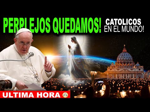 NUNCA ANTES EL VATICANO SE HABÍA PRONUNCIADO SOBRE ESTO! EL PAPA EN ROMA!