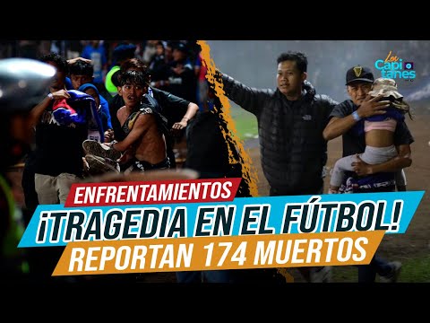 ¡Tragedia en el fútbol! Reportan centenar de muertos en importante partido
