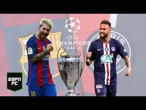 CHAMPIONS LEAGUE Messi vs Neymar, Barcelona vs PSG, el duelo más atractivo de octavos | ESPN FC