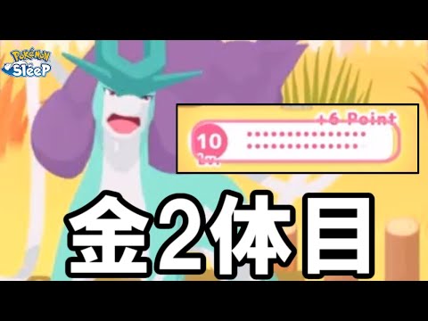 スイクン、きのSへの道。【ポケモンスリープ】