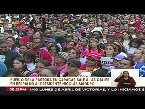 CARACAS | Gran marcha en contra de las sanciones y en apoyo al Presidente Nicolás Maduro