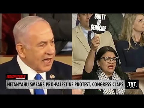 Netanyahu SMEARS Protesters, Calls Them 'Idiots' As Congress Claps