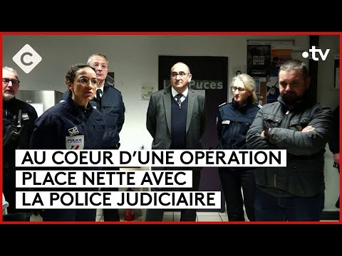 Contrefaçon : opération place nette à Saint-Ouen - La Story - C à Vous - 03/04/2024