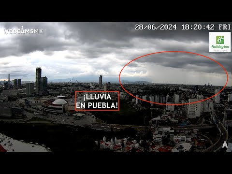 ? #PUEBLA | #Lluvia para la capital poblana #EnVivo