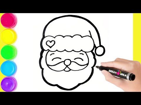 HowtoDrawaCuteSantaClaus