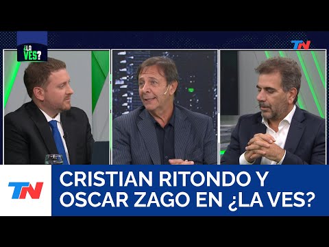 Cristian Ritondo y Oscar Zago en ¿La Ves?