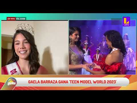 Gaela Barraza fue elegida Miss Teen Model World 2023 | Arriba mi Gente