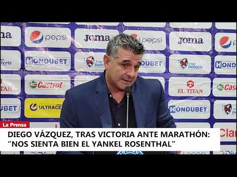 Diego Vázquez, tras victoria ante Marathón: “Nos sienta bien el Yankel Rosenthal”