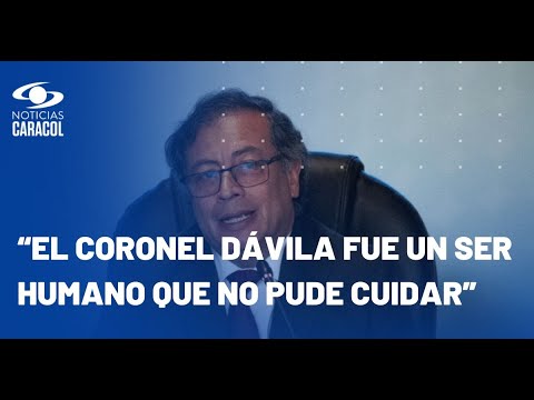 Presidente Petro espera que informe sobre muerte del coronel Dávila se conozca este miércoles