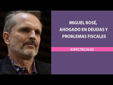 Miguel Bosé, ahogado en deudas y problemas fiscales