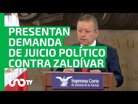 Senadores del PAN y del PRI presentan demanda de juicio político contra Arturo Zaldívar