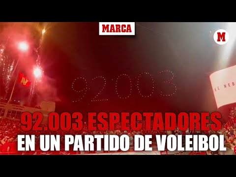 El voleibol bate el récord de asistencia a un evento deportivo femenino: 92.003 espectadores