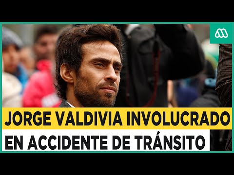 Jorge “mago Valdivia” protagoniza un accidente de transito