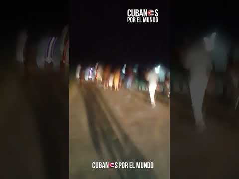 Reportan ahora mismo protestas en Playa Larga, Ciénaga de Zapata, Matanzas #Cuba
