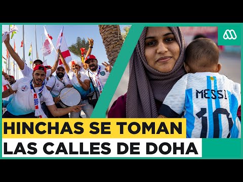 Messi locura en Qatar: Migrantes se toman las calles para apoyar a selecciones mundialeras