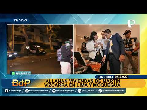 Fiscalía allana viviendas de Martín Vizcarra y Edmer Trujillo en Lima y Moquegua
