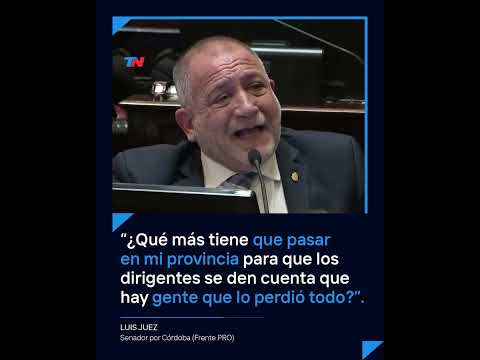 El brutal discurso de Luis Juez por la falta de asistencia de Nación a los incendios en Córdoba