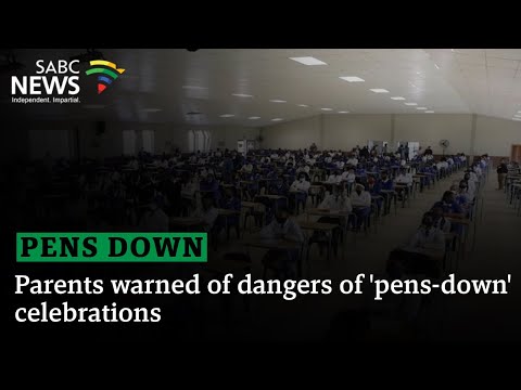 Parents warned of dangers of 'pens-down' celebrations