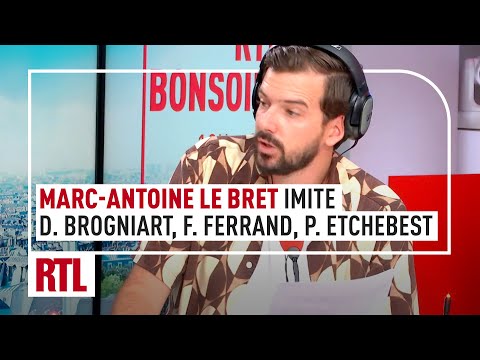 Marc-Antoine Le Bret imite Denis Brogniart, Franck Ferrand et Philippe Etchebest