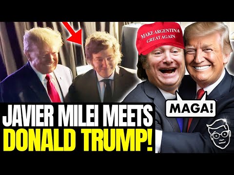 Argentina's 'TRUMP' Javier Milei and Donald TRUMP Finally Meet in-Person: 'Mr. President ? You!
