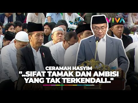 Khotbah Hasyim di Depan Jokowi: Sifat Kebinatangan Dalam Diri Manusia Harus Disembelih