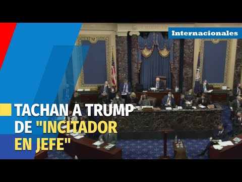 Los demócratas tachan a Trump de incitador en jefe del asalto al Capitolio