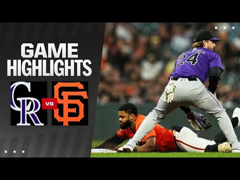 Rockies vs. Giants Game Highlights (7/26/24) | MLB Highlights