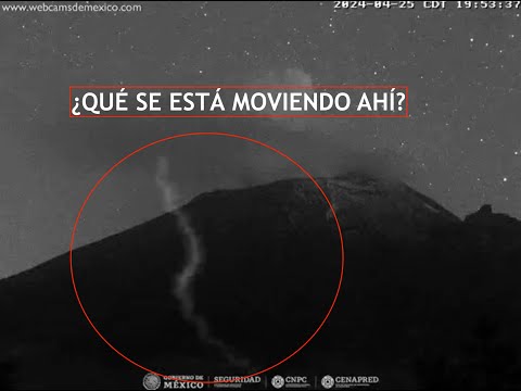 #POPOCATÉPETL | ¿Qué se está moviendo en el cielo? El #Volcán #EnVivo
