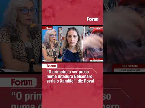 “O primeiro a ser preso numa ditadura Bolsonaro seria o Xandão”, diz Rovai