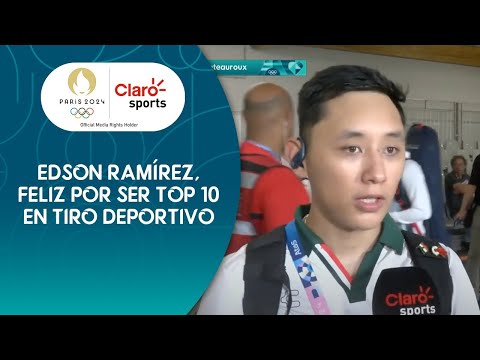 #Paris2024 | Edson Rami?rez, feliz por ser Top 10 en tiro deportivo de los Juegos Oli?mpicos