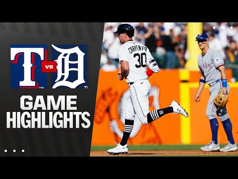 Rangers vs. Tigers Game Highlights (5/10/25) | MLB Highlights