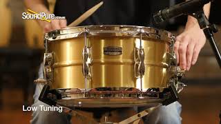 Yamaha 6.5x13 Recording Custom Brass Snare Drum Quick 'n' Dirty