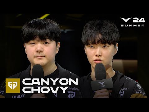 Canyon, Chovy 인터뷰 | DK vs. GEN | 07.13 | 2024 LCK 서머 스플릿