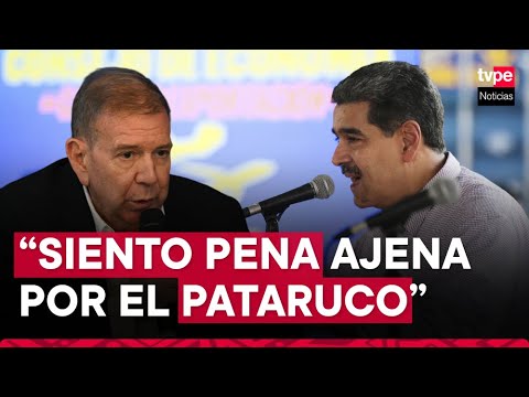 “Me pidió clemencia”: Maduro critica a su rival electoral Edmundo González asilado en España