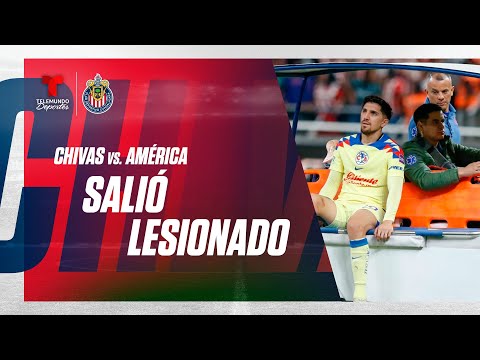 Diego Valdés: desafortunada lesión en el Clásico Nacional Chivas vs. América | Telemundo Deportes