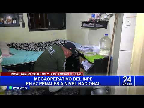 MEGAOPERATIVO DEL INPE EN 67 PENALES A NIVEL NACIONAL