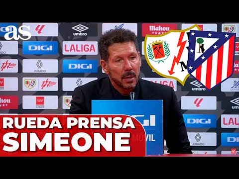 SIMEONE, RUEDA DE PRENSA COMPLETA hoy | RAYO VALLECANO 1 - ATLÉTICO 1